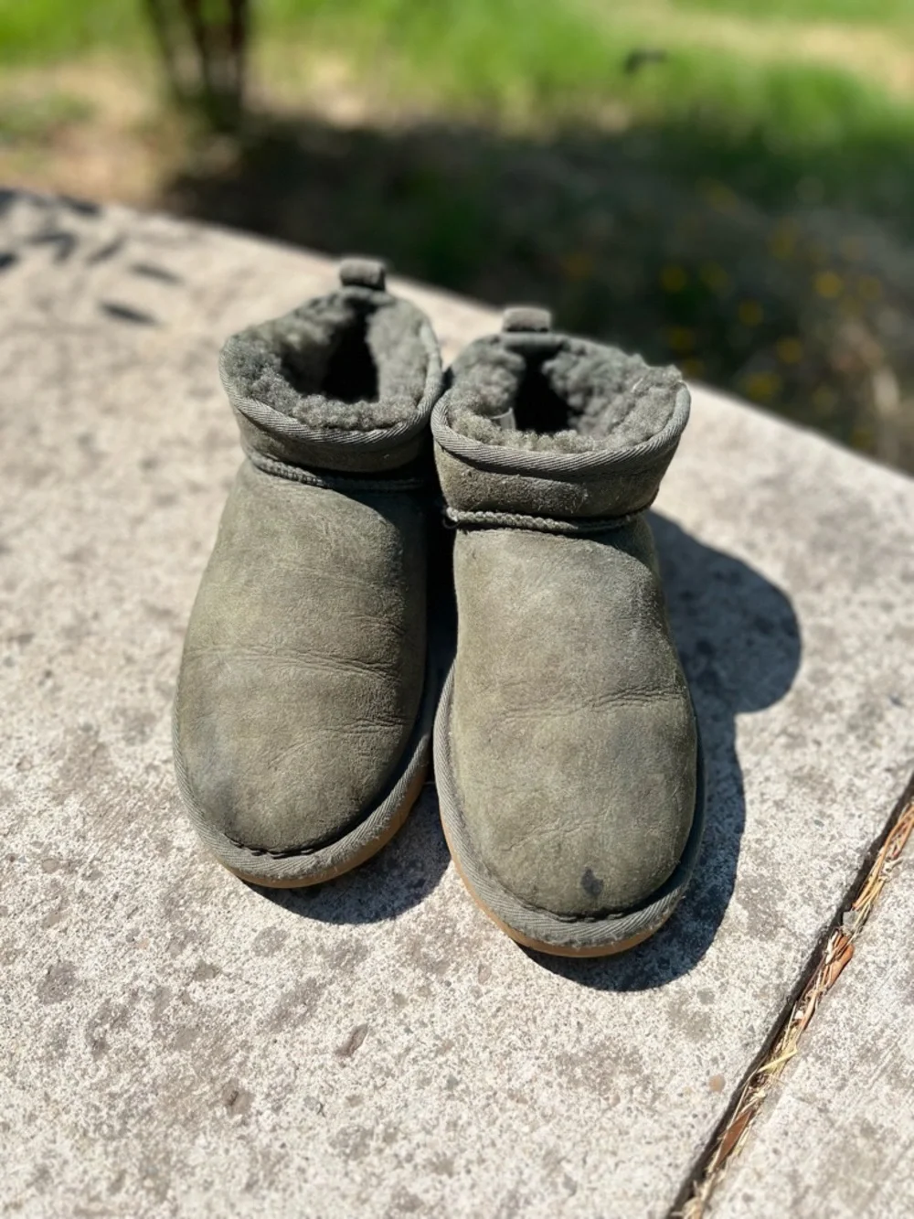 UGG Women’s Ultra Mini Boots in Gray
